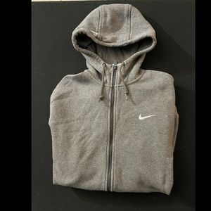 Men Nike zip-up hoodie  size L